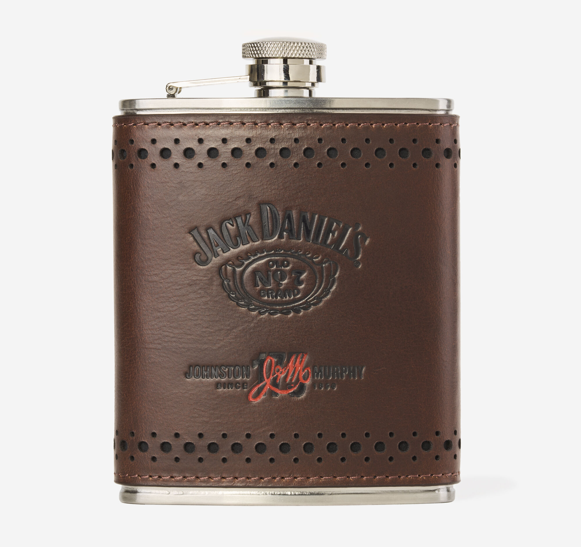Men's Jack Daniel's x J&M 175th Leather-Wrapped Flask | Johnston