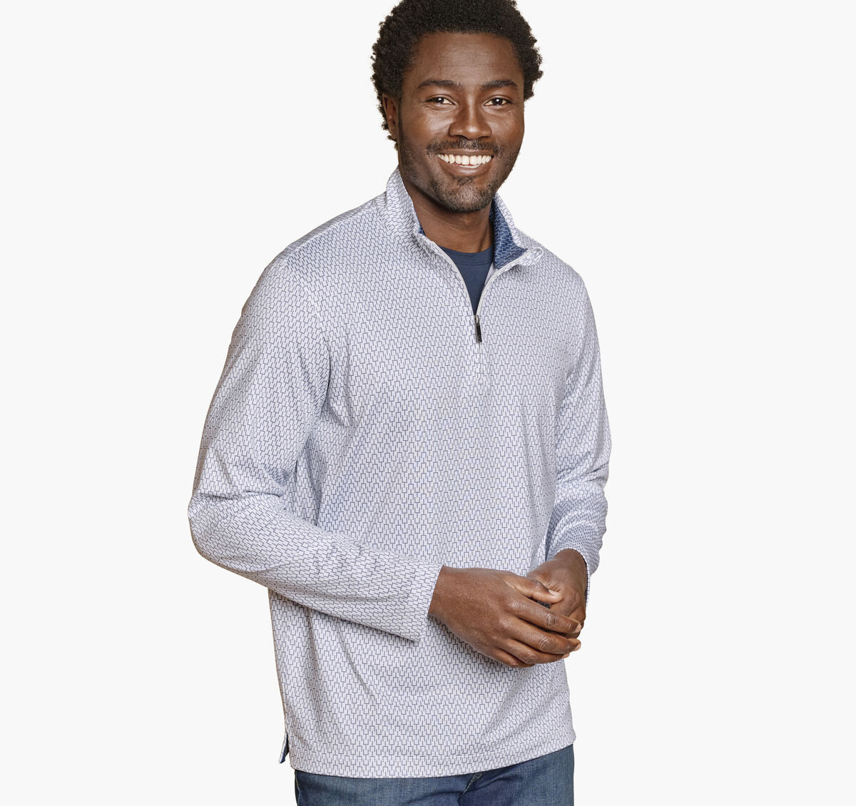 Game Day XC4&reg; Goal Post Print Quarter-Zip image number null