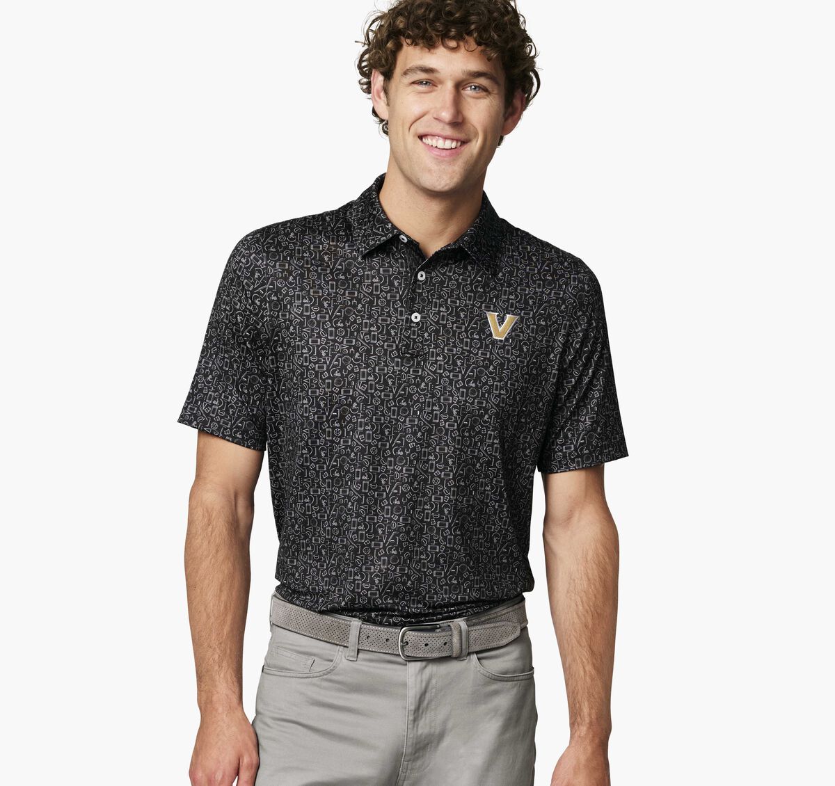 Collegiate XC+&shy;&trade; Multi Sport Print Polo image number null
