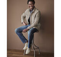 Twill Knit Shirt Jacket image number null