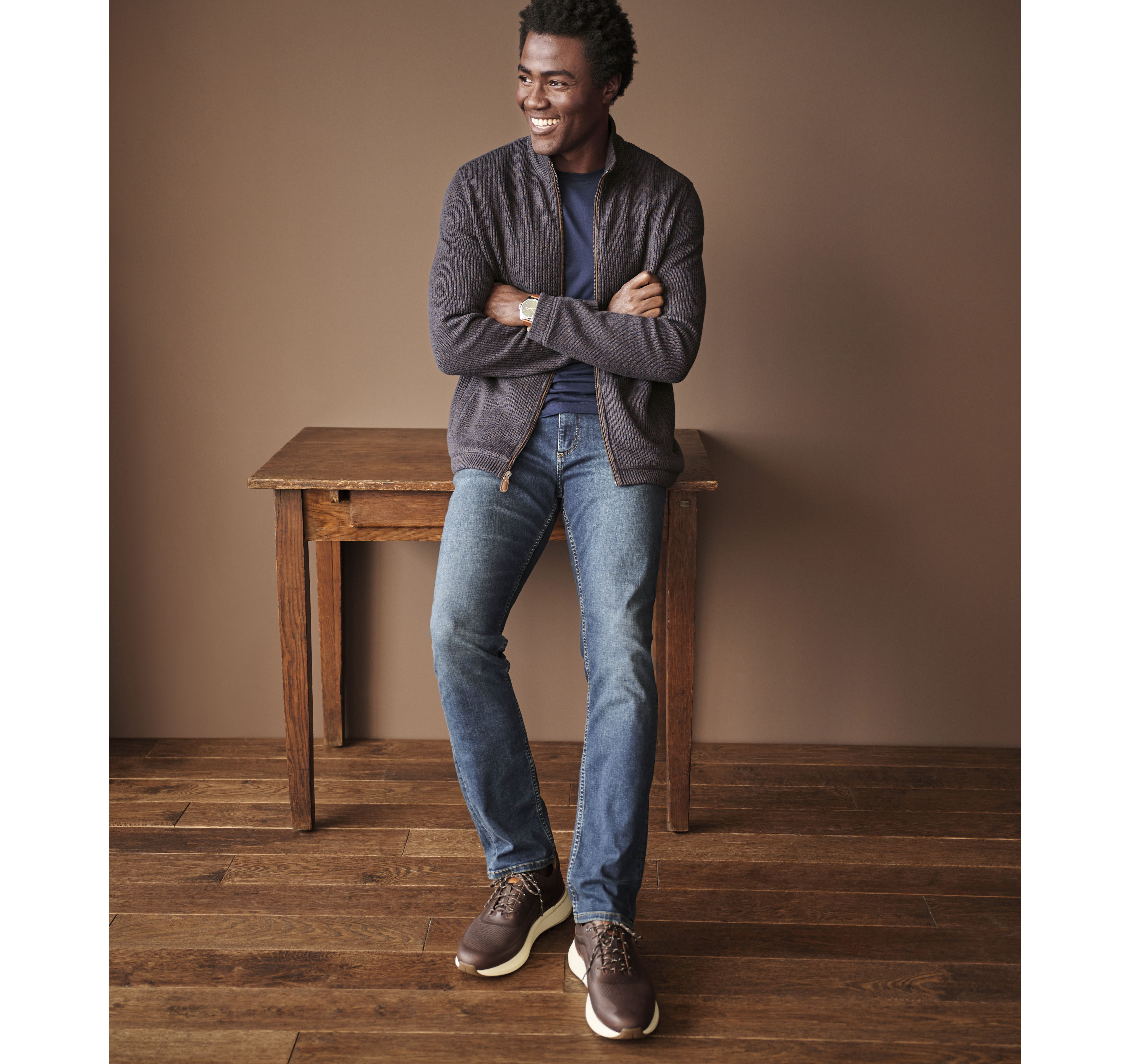 Marled Sweater Full-Zip