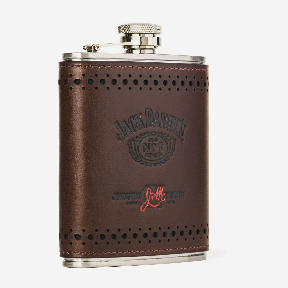 Jack Daniel’s x J&M 175th Leather-Wrapped Flask image number null
