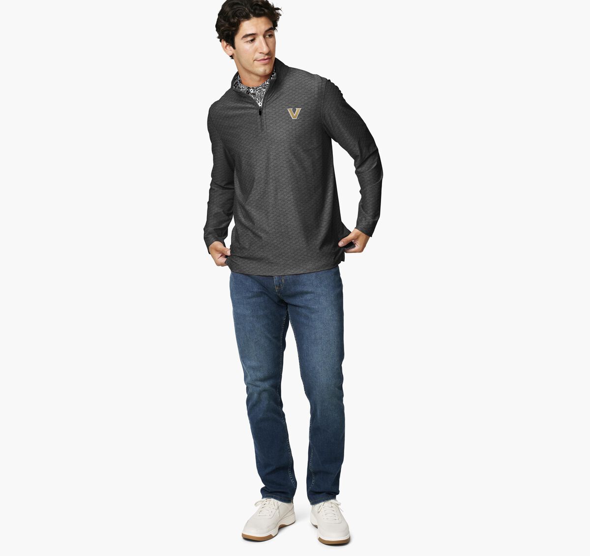 Collegiate XC+&trade; State Print Quarter-Zip image number null