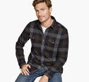 Brushed Button-Front Knit Shirt image number null