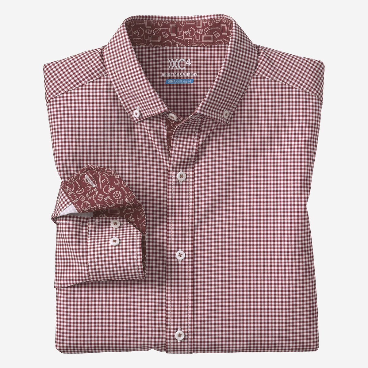 Game Day XC4® Long-Sleeve Gingham Shirt image number null