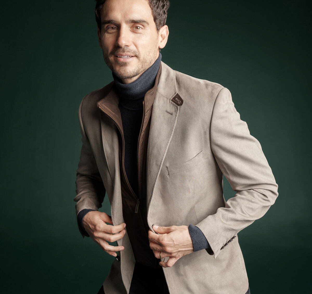 Plush Bibbed Blazer image number null