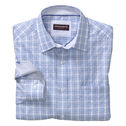 Raised Wide Check Shirt image number null