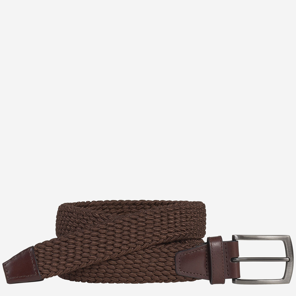 Woven Stretch-Knit Belt image number null
