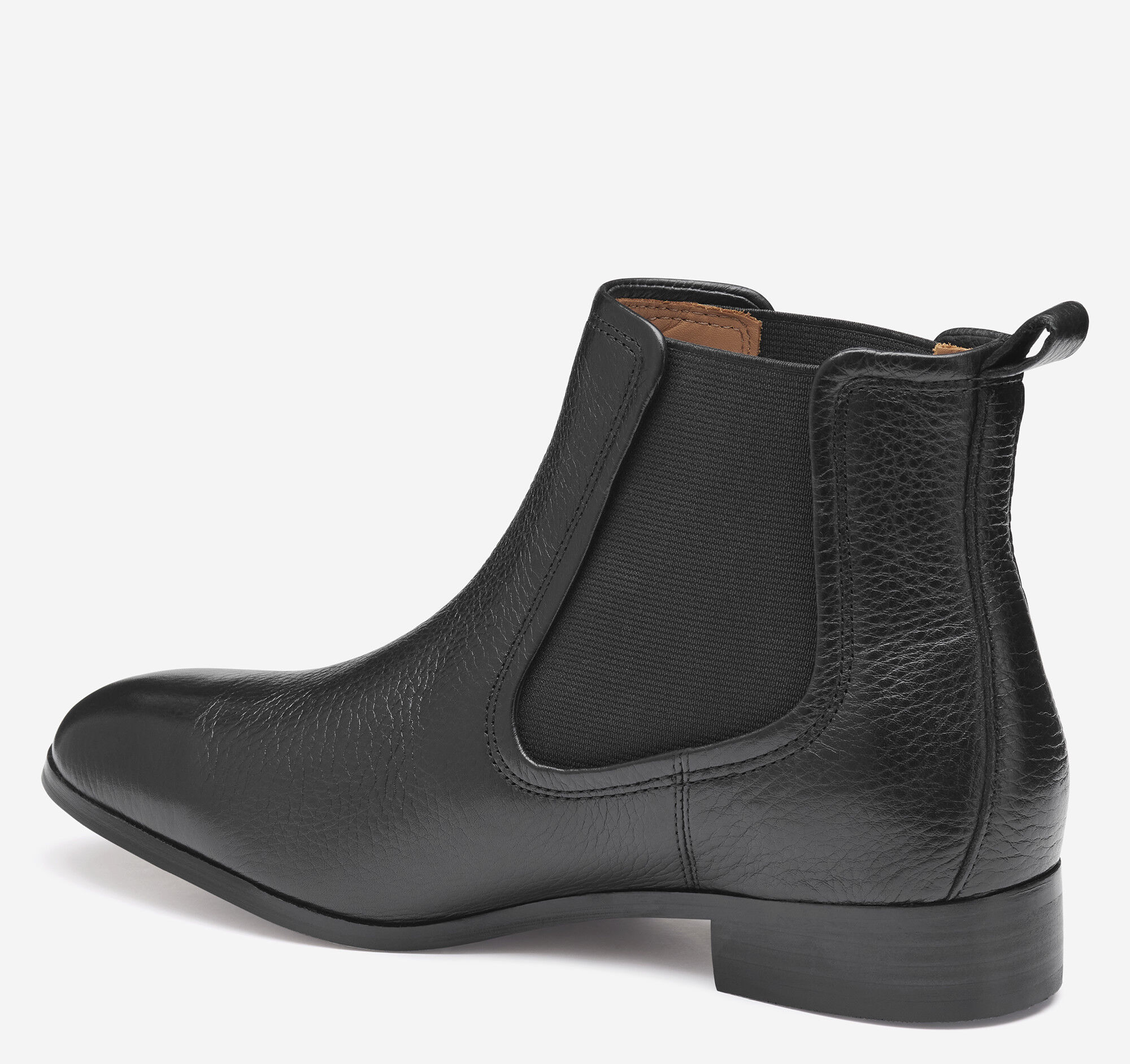 Women's Tinsley Chelsea Bootie in Black Calfskin | Johnston & Murphy
