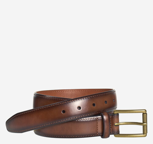 Shadow-Edged Belt - Brown