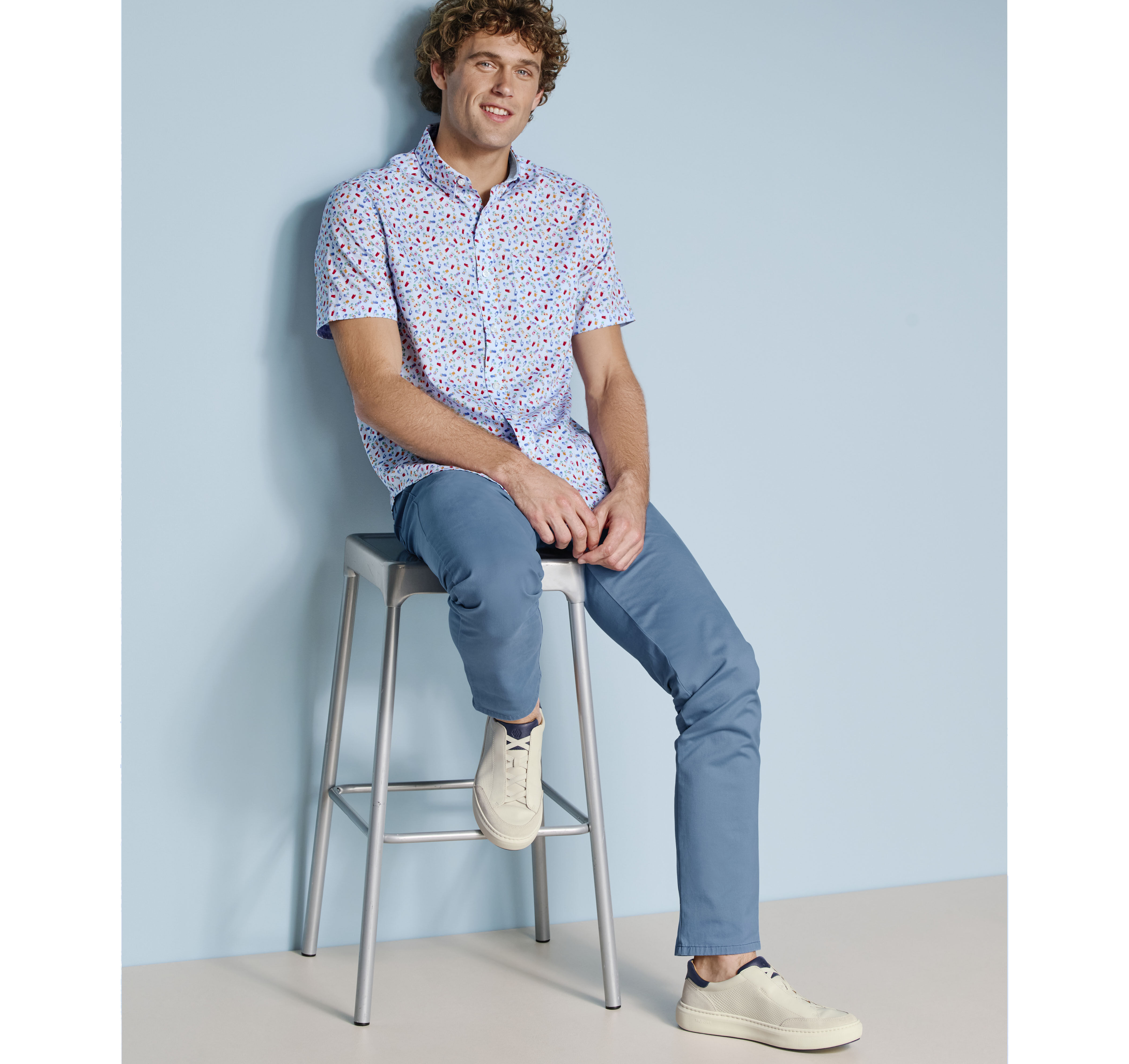 Logan Printed Short-Sleeve Shirt