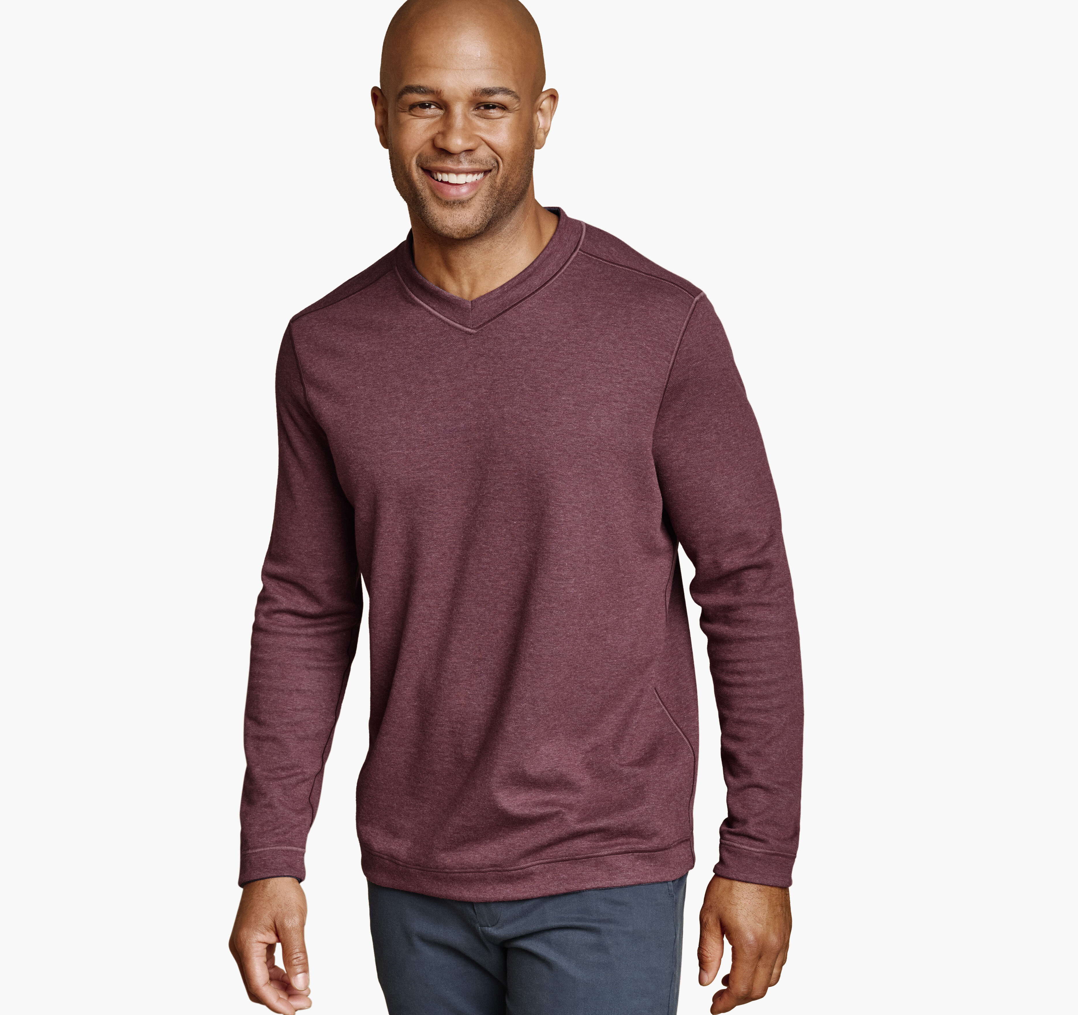 Icon Reversible V-Neck Pullover