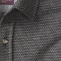 Brushed Button-Front Knit Shirt image number null