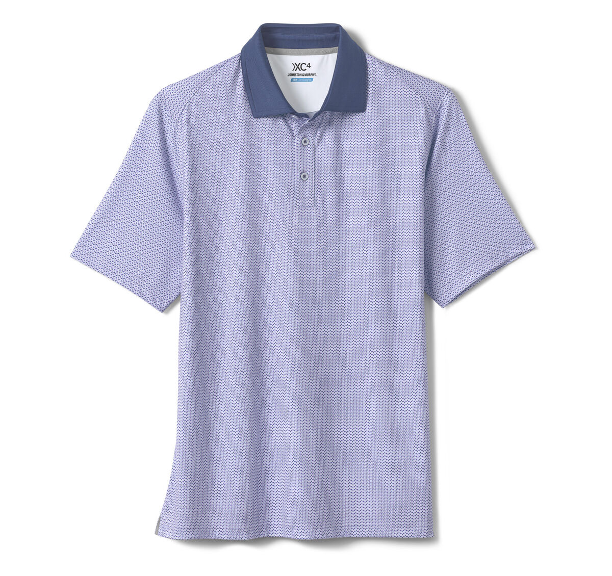 XC4&reg; Performance Solid-Collar Print Polos + Cool Degree&trade; image number null