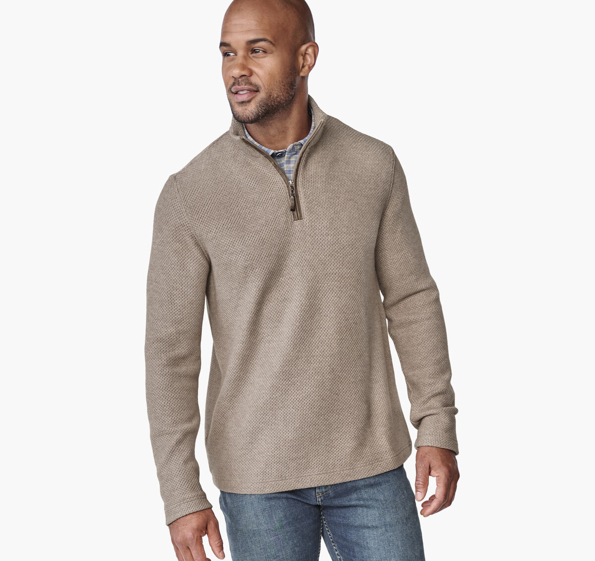 Dalton M&eacute;lange Quarter-Zip image number null