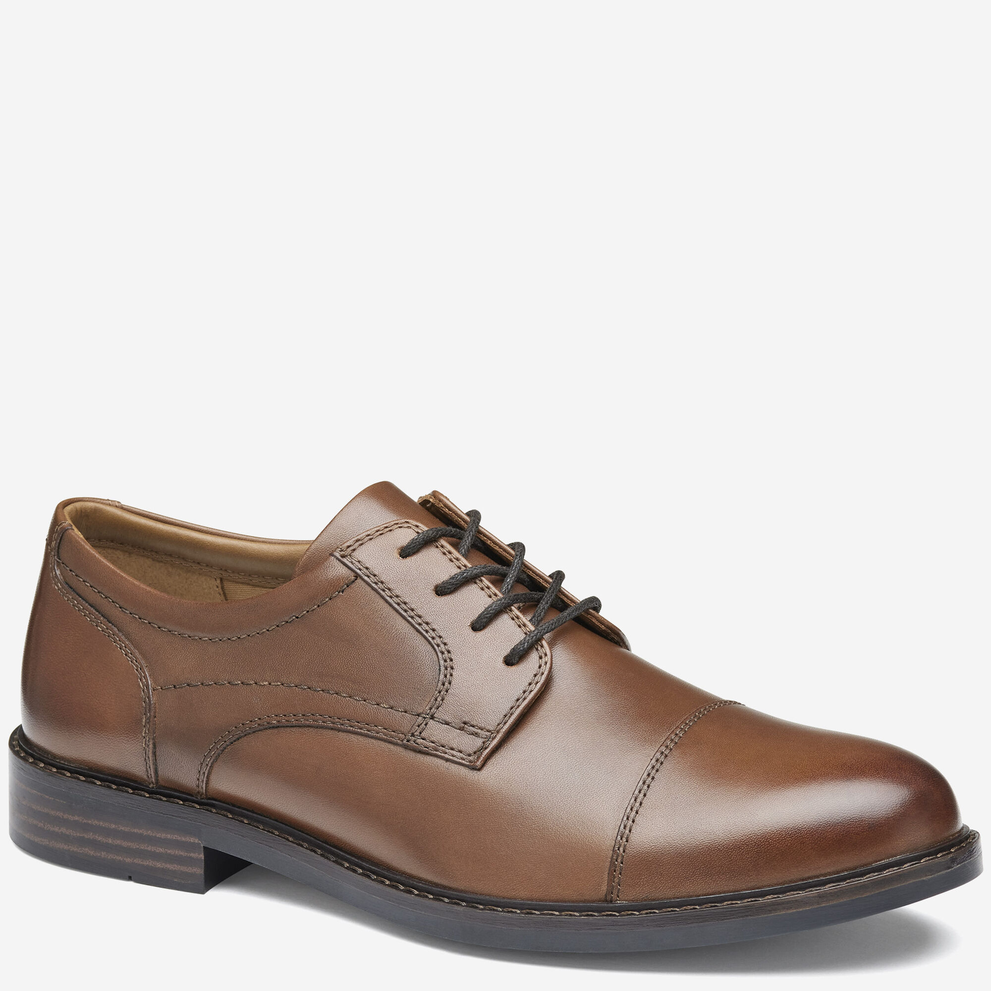 Men's Mason Cap Toe in Tan Full Grain Johnston Murphy