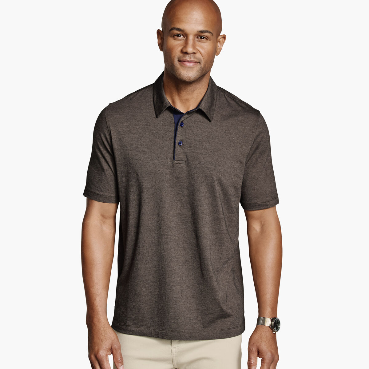 Fine-Stripe Polo image number null