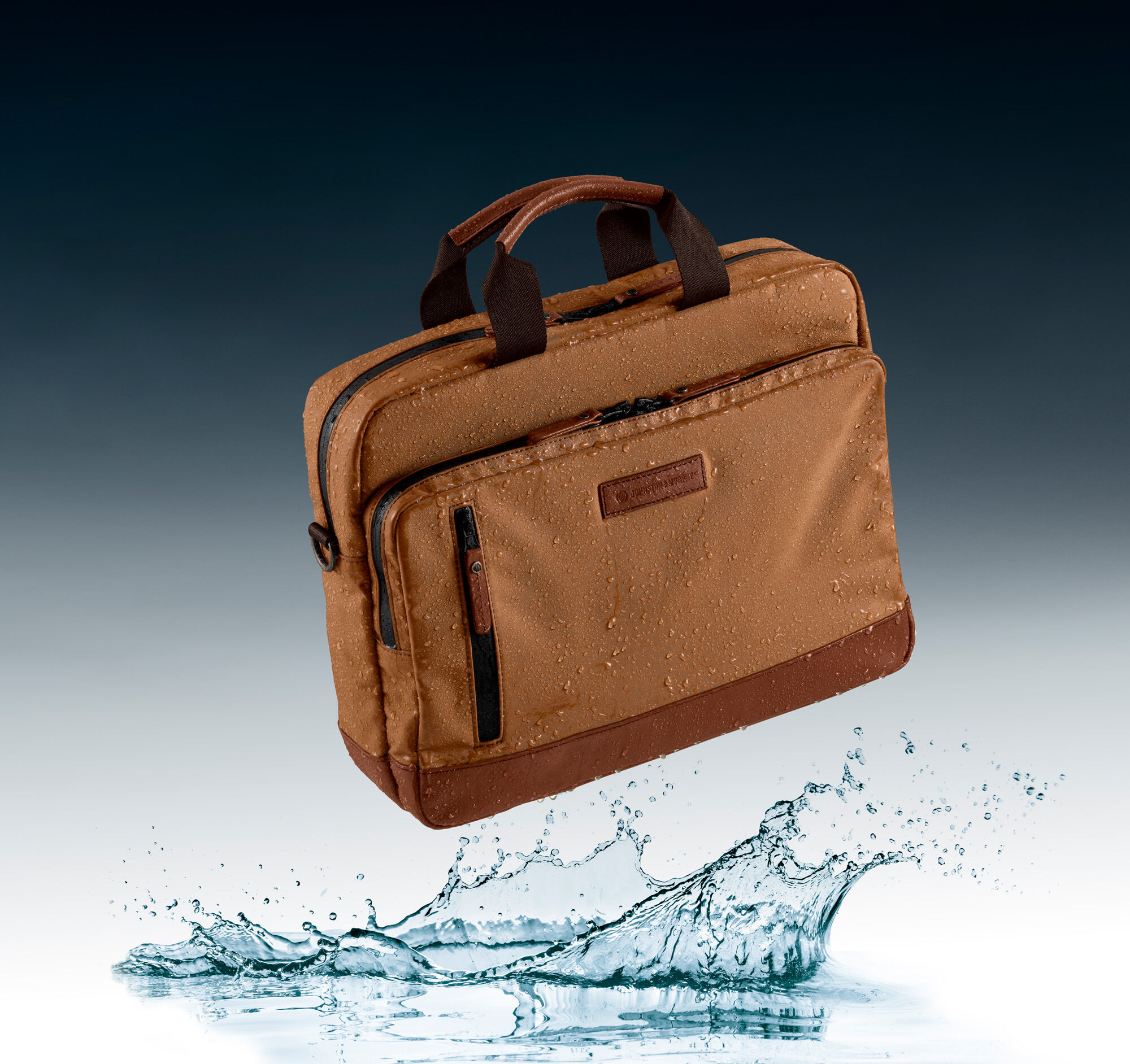 Men's Hudson Waterproof Briefcase | Johnston & Murphy