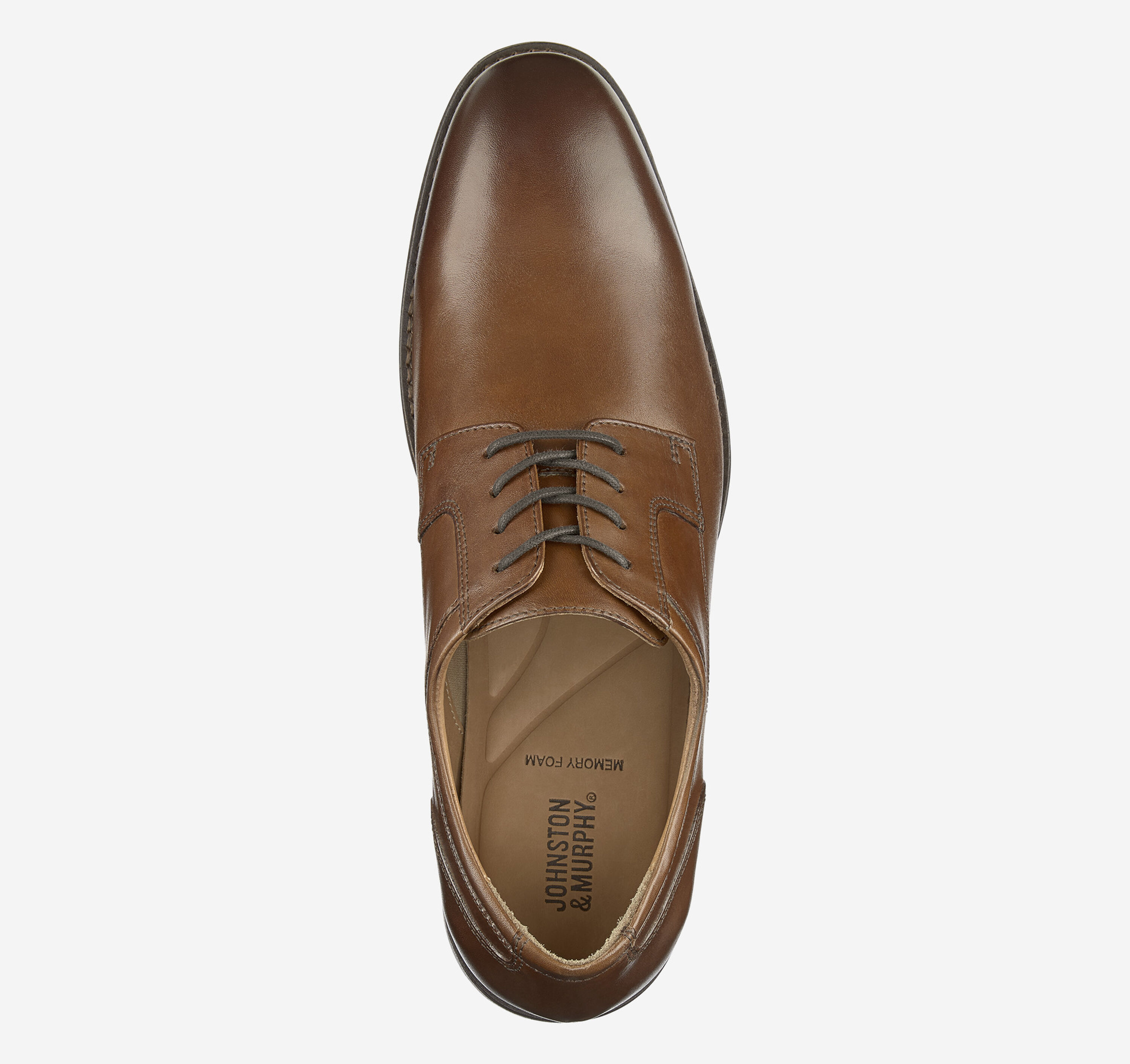 Johnston & Murphy Men’s Tan Leather Oxfords Shoes. Elegant.Like New Amazon.com | Johnston & Murphy Men Landry Embossed Cap Toe  main image 2