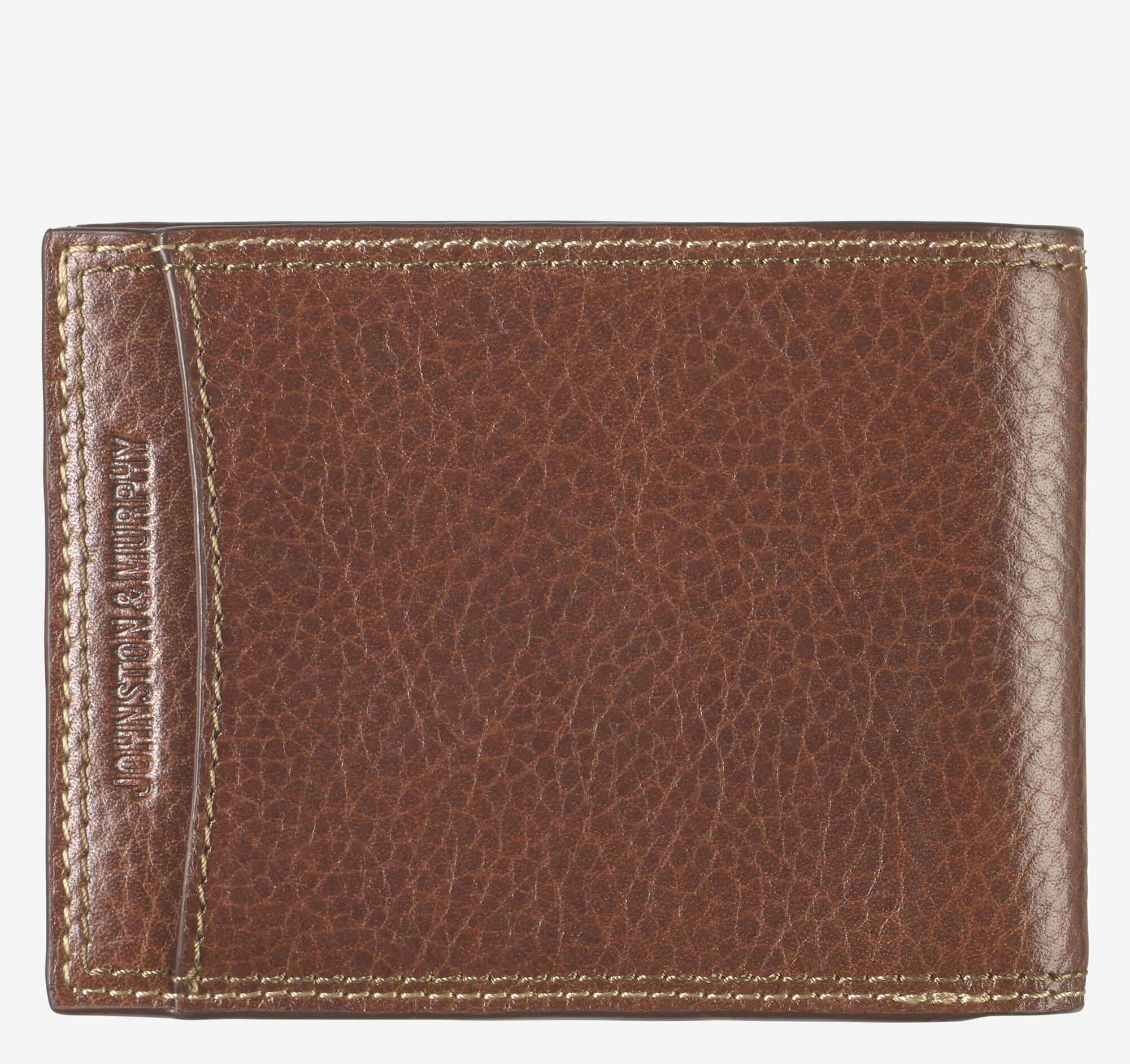 Double Contrast Stitch Billfold Wallet