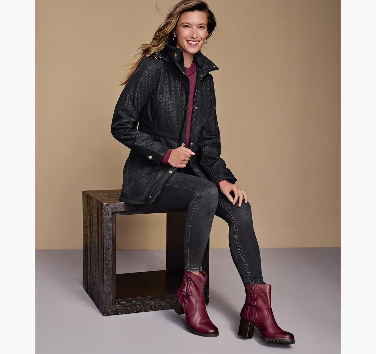 Leopard Soft Shell Jacket image number null