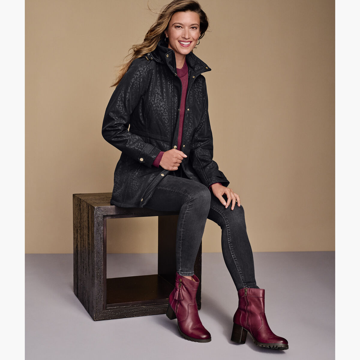 Leopard Soft Shell Jacket image number null