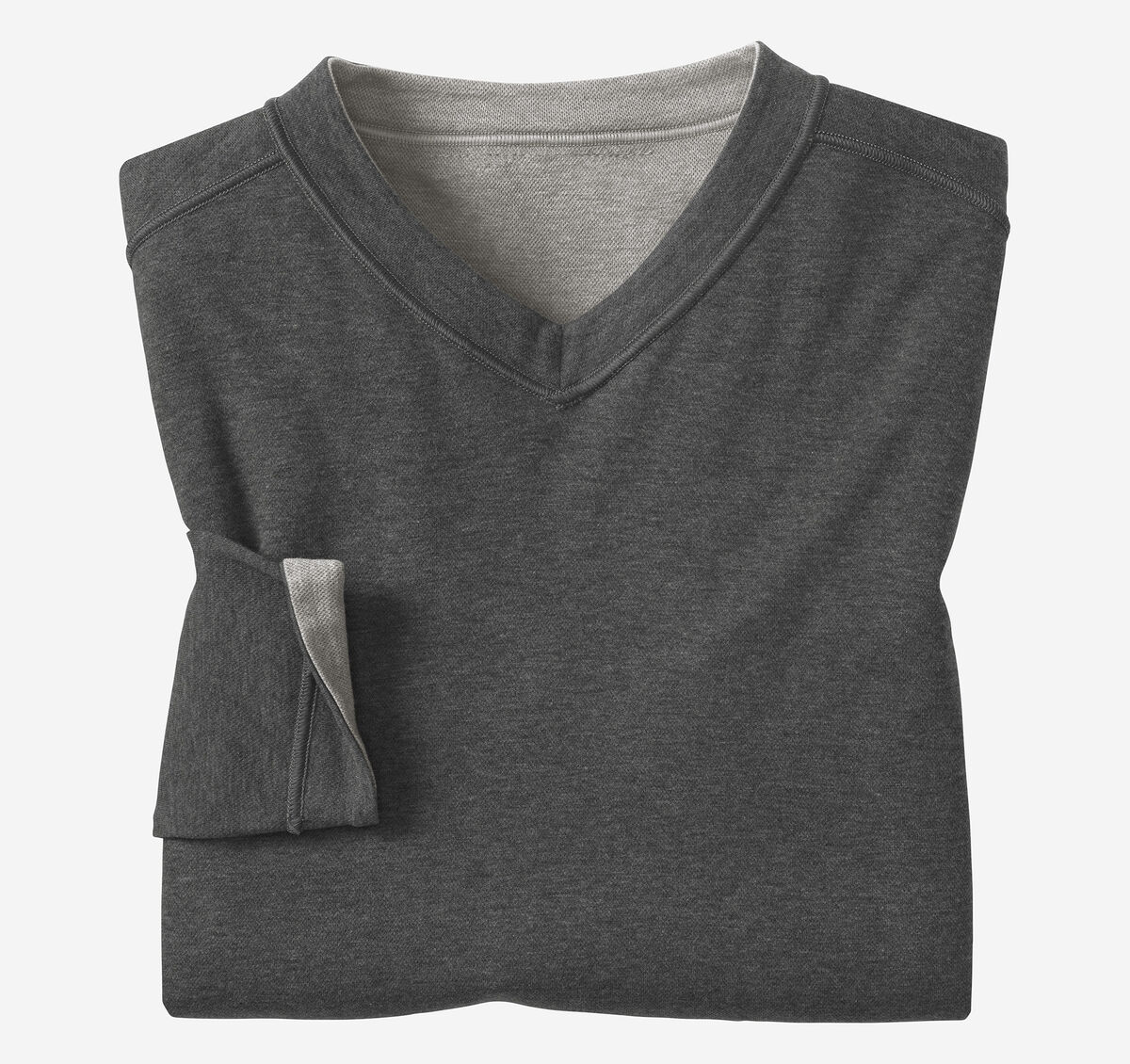 Icon Reversible V-Neck Pullover image number null