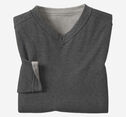 Icon Reversible V-Neck Pullover image number null