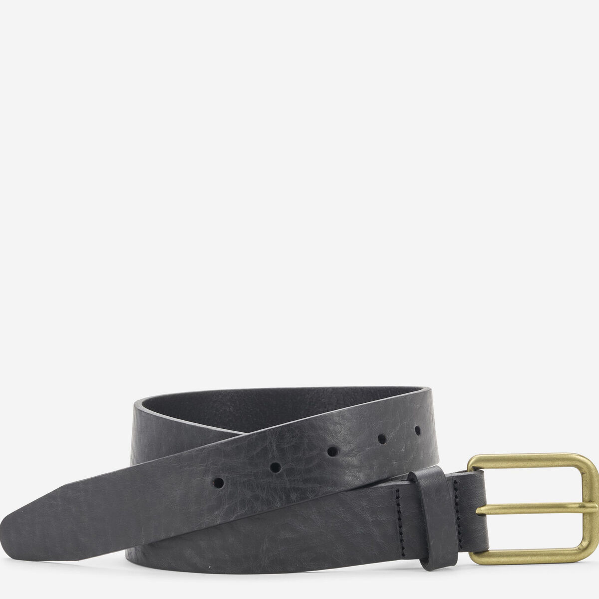 Tumbled Casual Leather Belt image number null