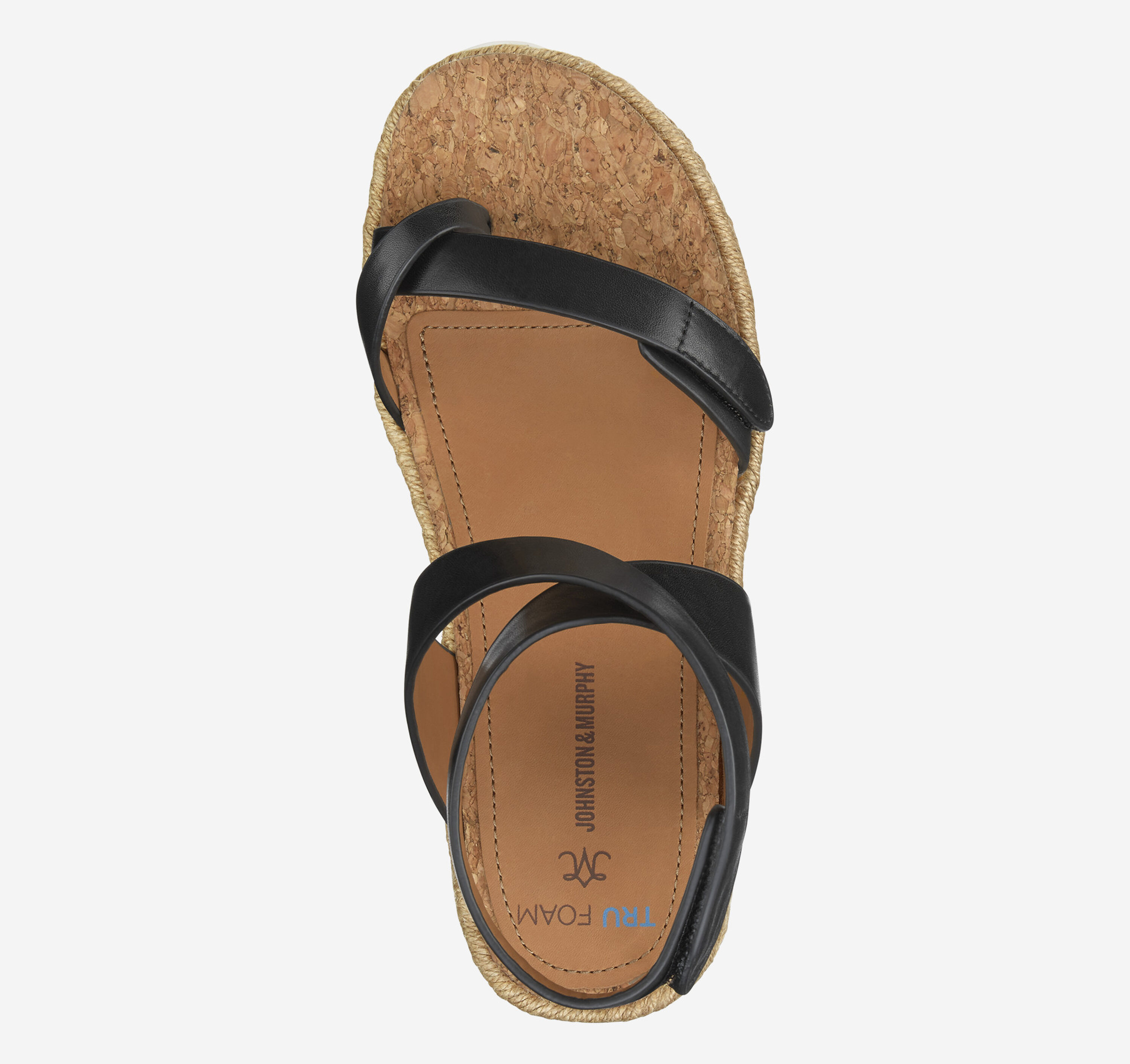 Johnston & Murphy Brown Suede Leather Thong Sandals Johnston & Murphy Brown On Brown Leather Thong Sandals  main image 2