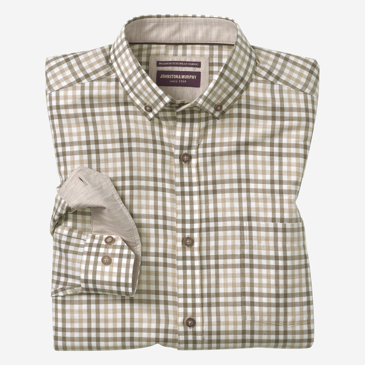 Heathered Woven Shirt image number null