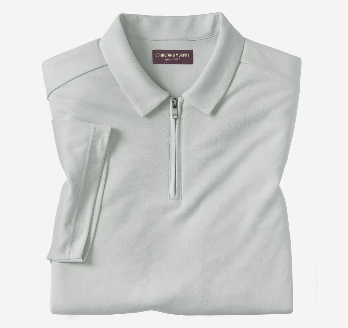 Vintage Birdseye Zip Polo image number null