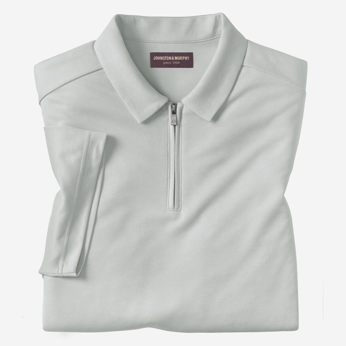 Vintage Birdseye Zip Polo image number null