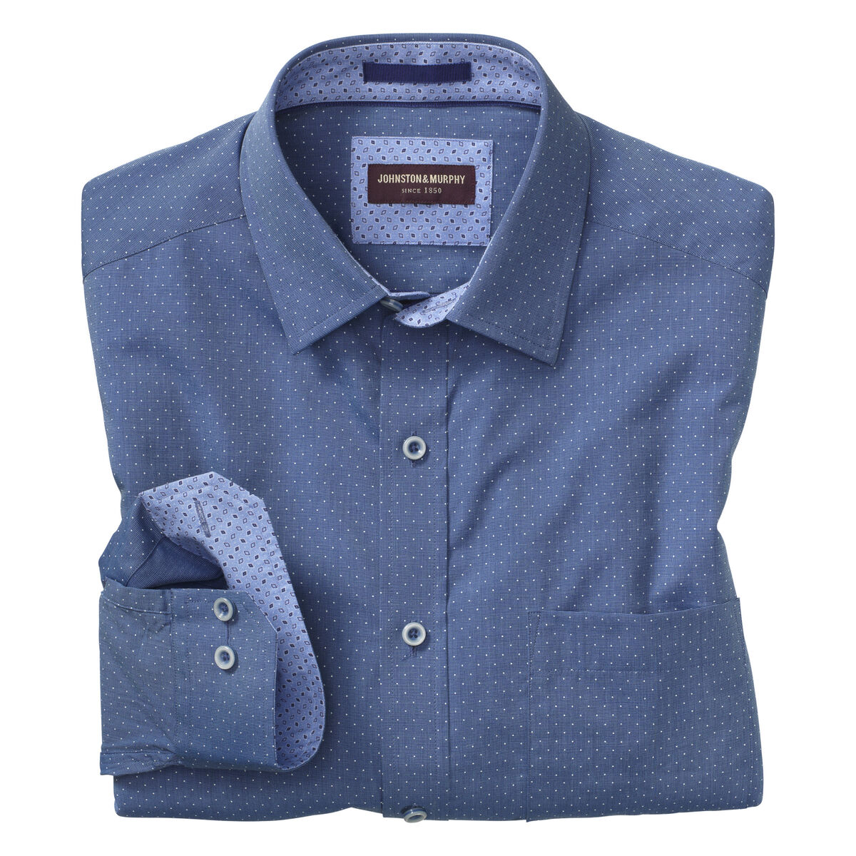 Mini-Dot Print Shirt image number null