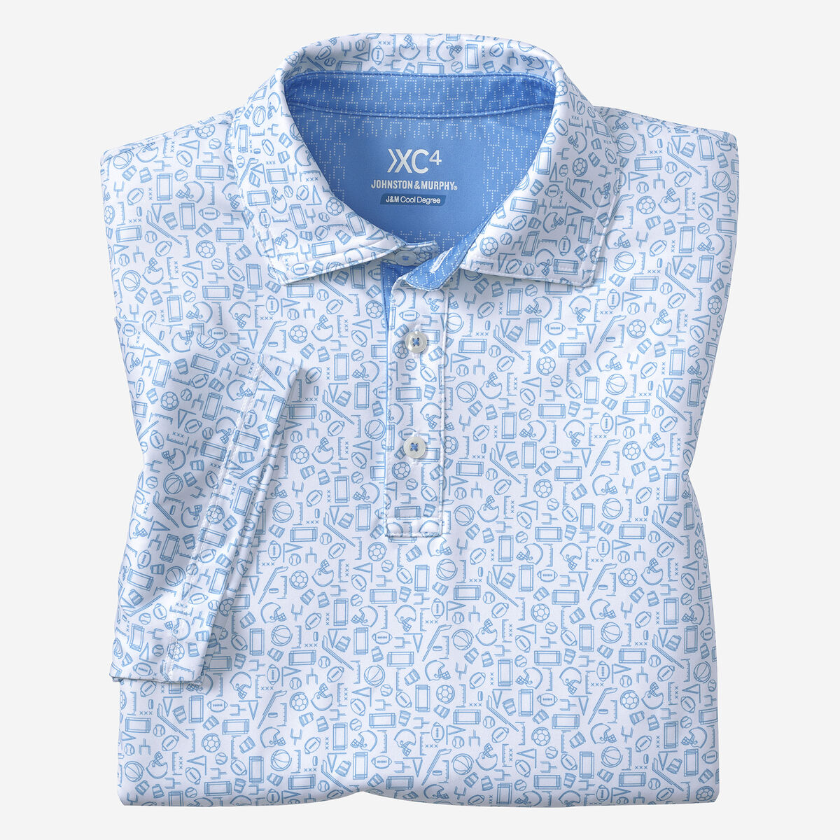 Game Day XC4® Multi-Sport Print Polo image number null