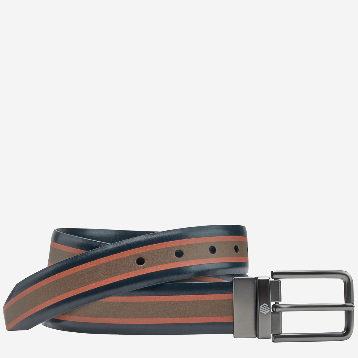 Reversible Printed Leather Belt image number null