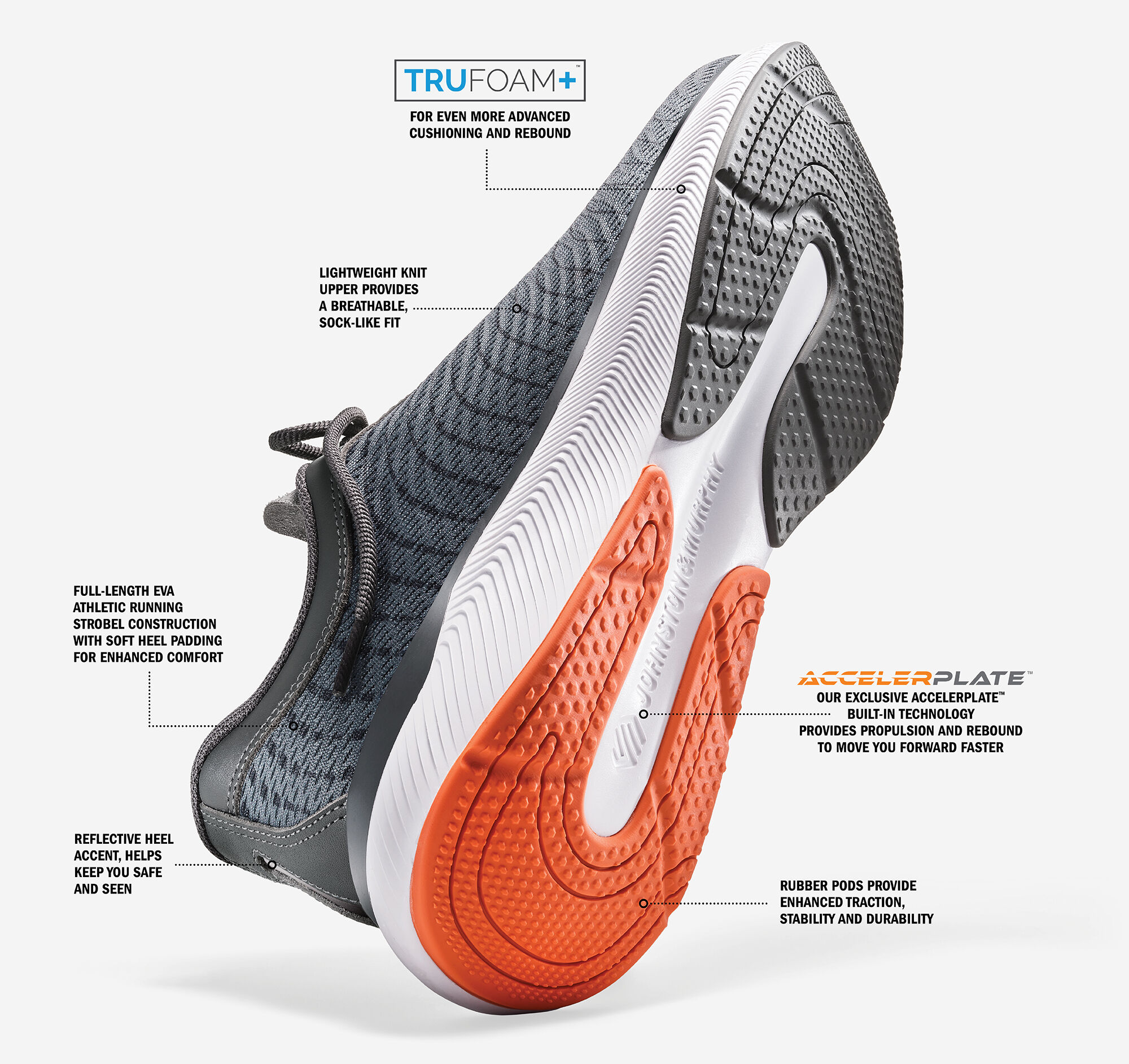 Men's Miles U-Throat in Black Full Grain | Johnston & Murphy