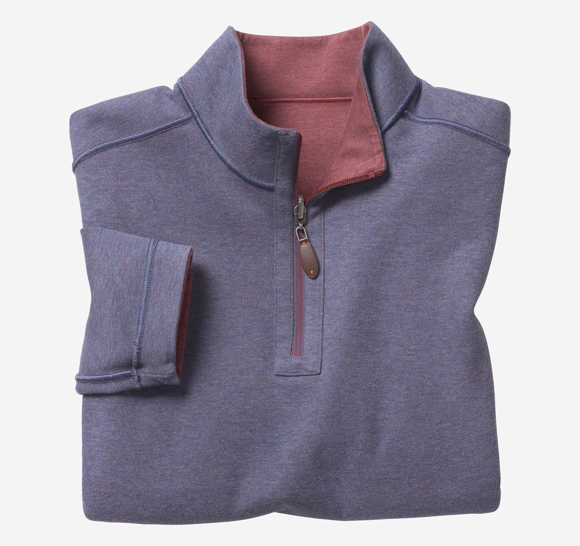 Reversible Solid Quarter-Zip