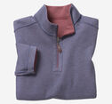 Reversible Solid Quarter-Zip image number null