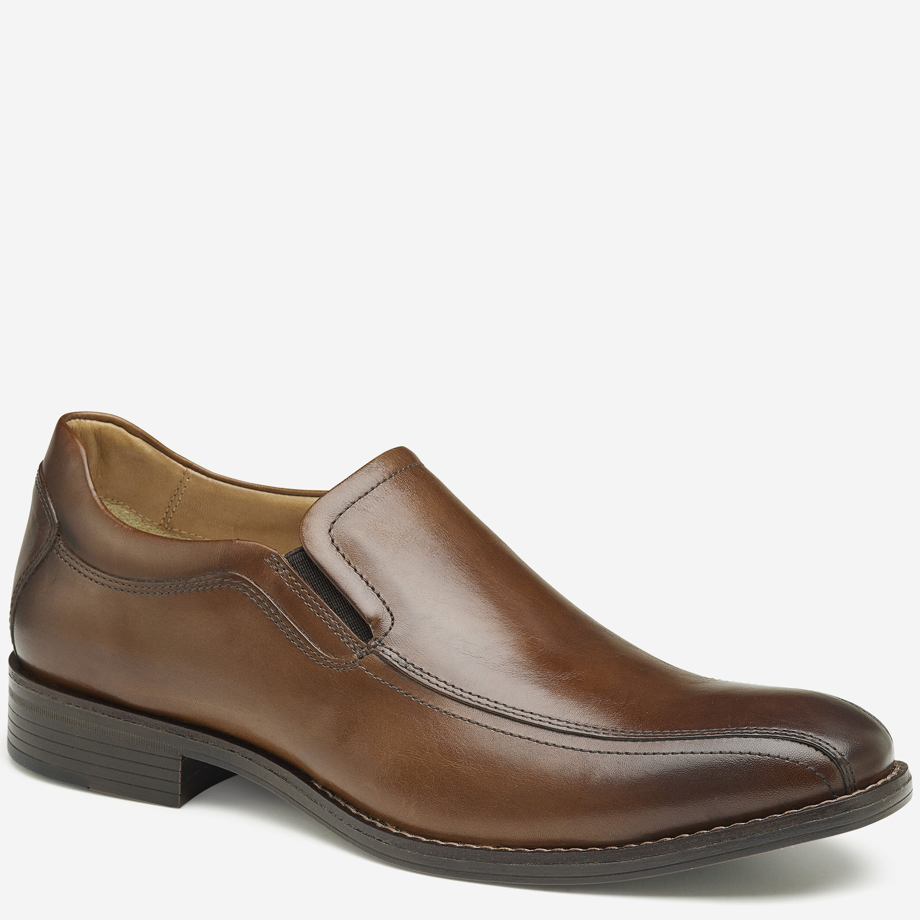 New Johnston & Murphy Lewis Venetian Slip On Shoes Men 13 Brown Leather Loafers Men main image 3