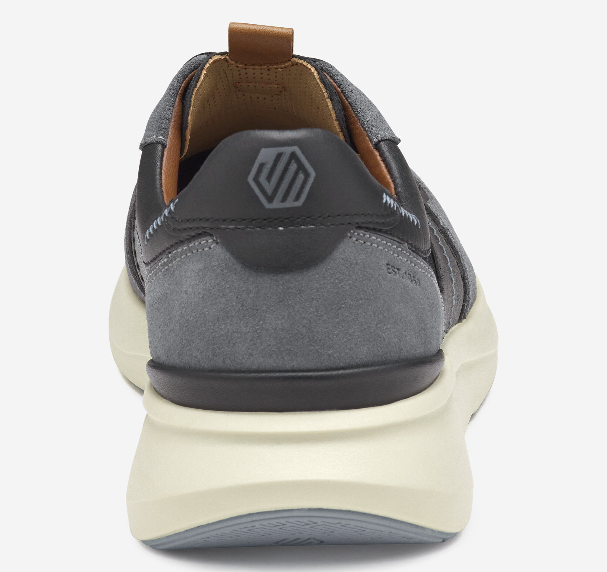 Men's XC+™ Declan Jogger in Gray Suede/Black Waterproof Full Grain