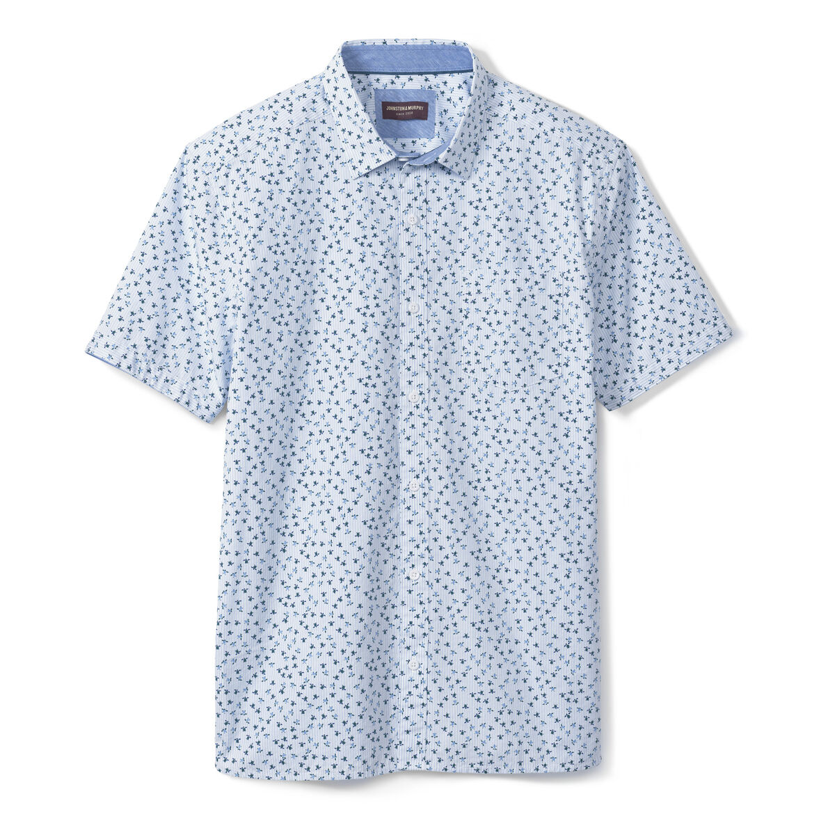 Washed Cotton Short-Sleeve Shirt image number null