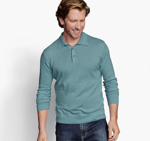 Polo Sweater - Teal