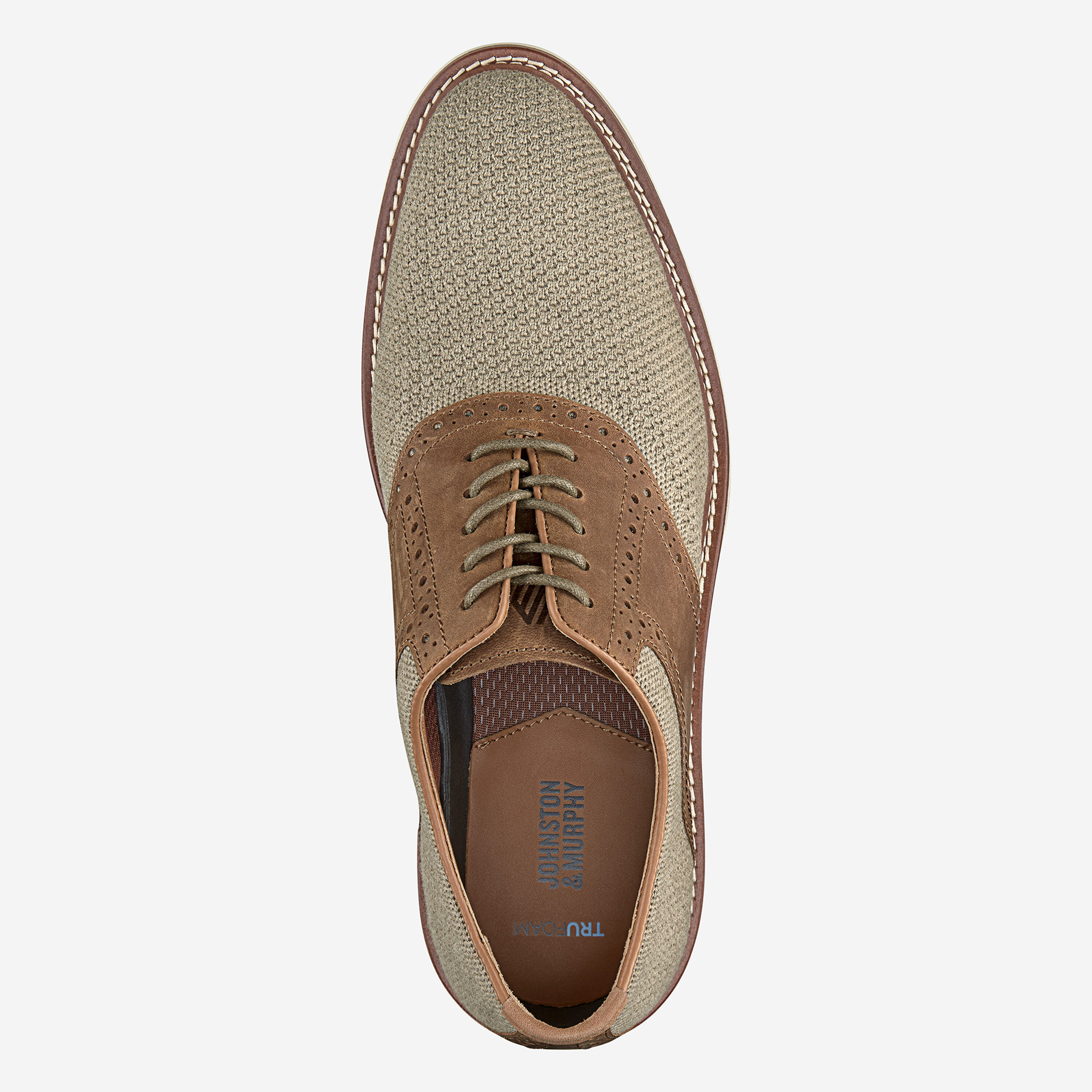 J. Murphy Knit Upton Saddle Shoes Amazon.com | Johnston & Murphy Upton Knit Saddle Lace Up  main image 3
