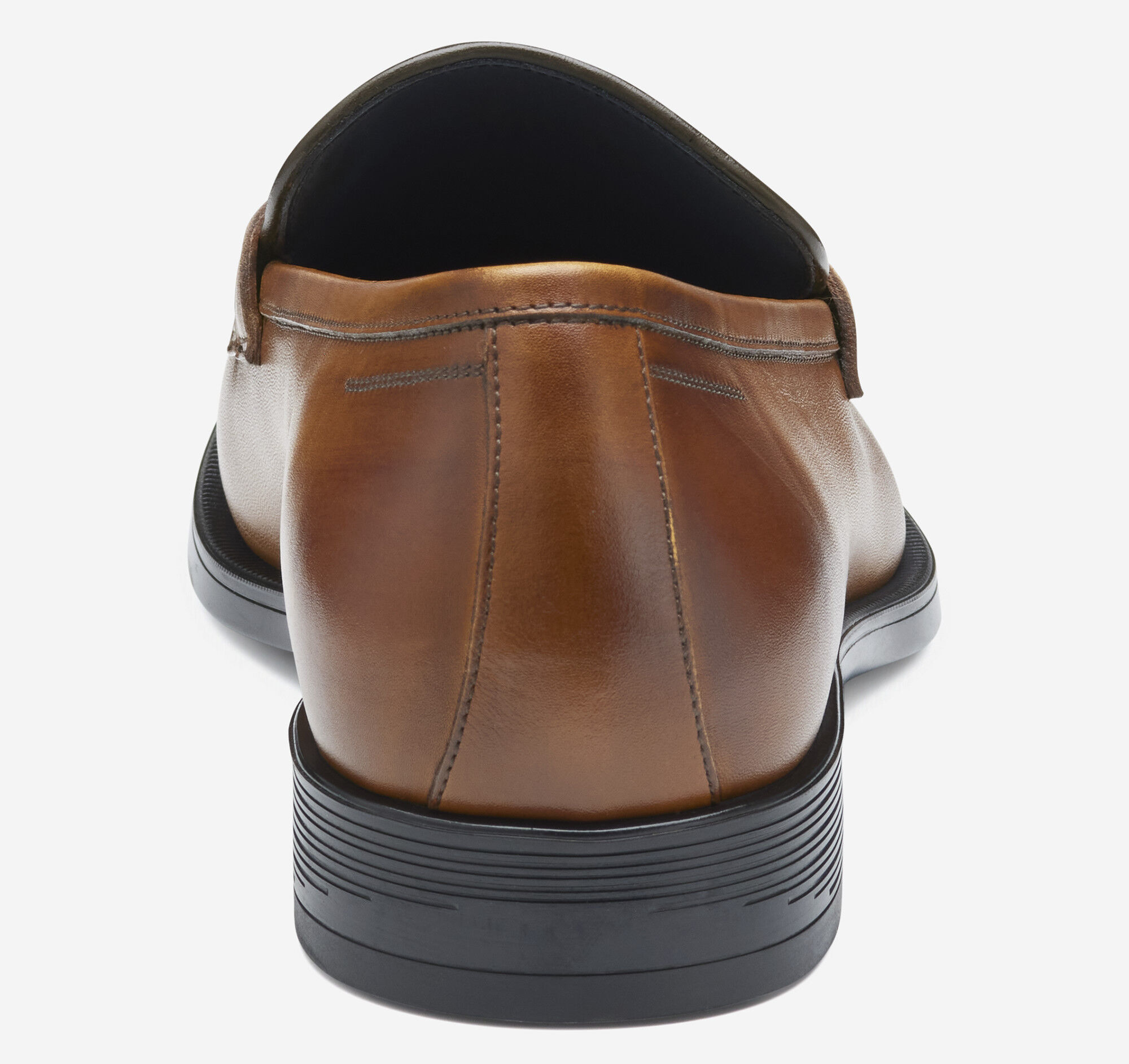 Men's Flynch Braided Strap Loafer in Tan Italian Calfskin