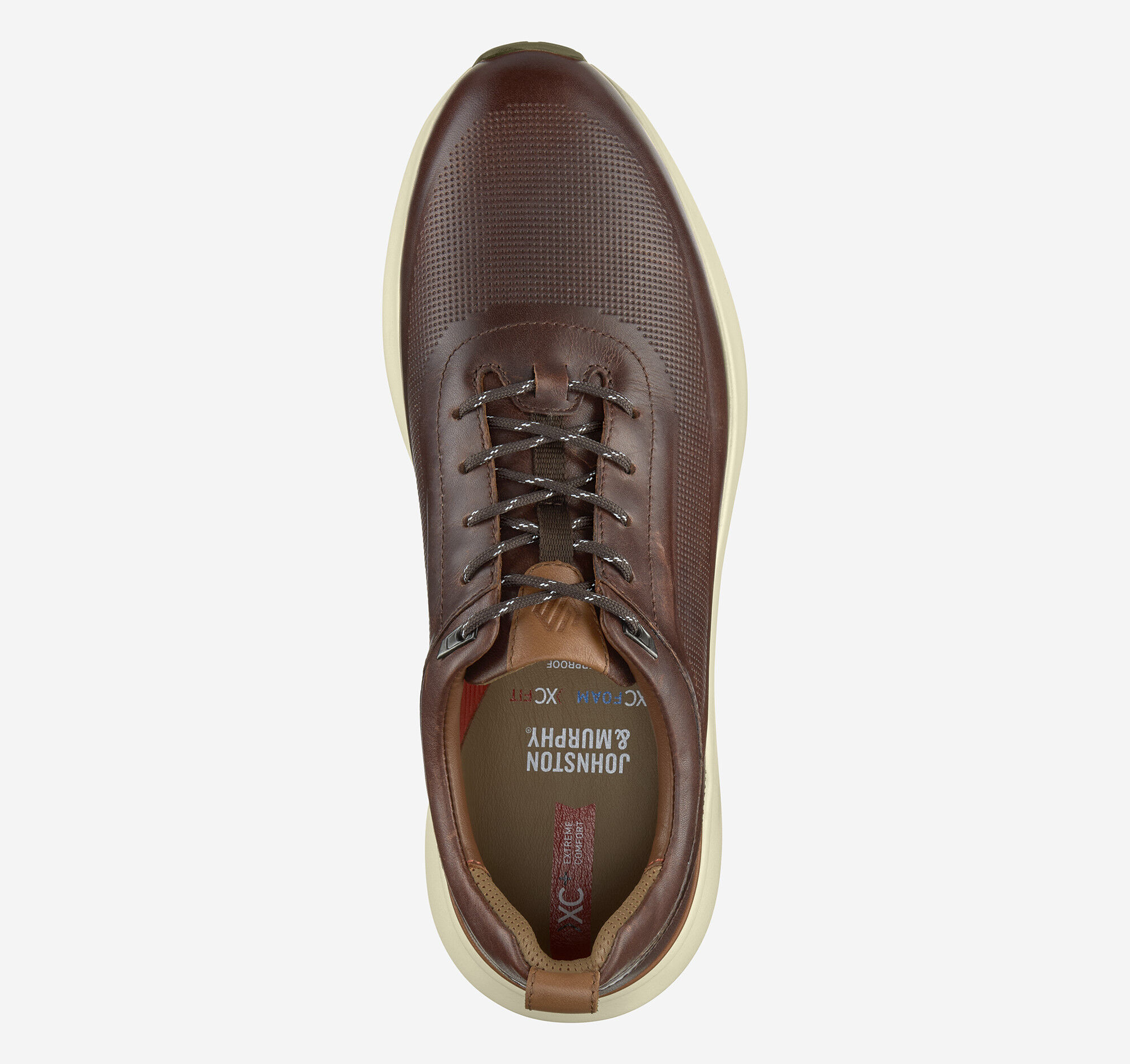 Men's XC+™ Declan U-Throat in Brown Waterproof Full Grain Leather