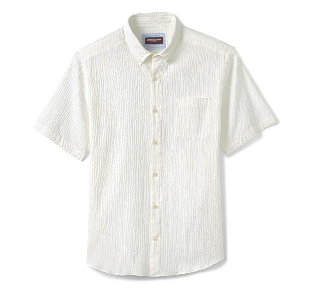 Leland Seersucker Short-Sleeve Shirt image number null