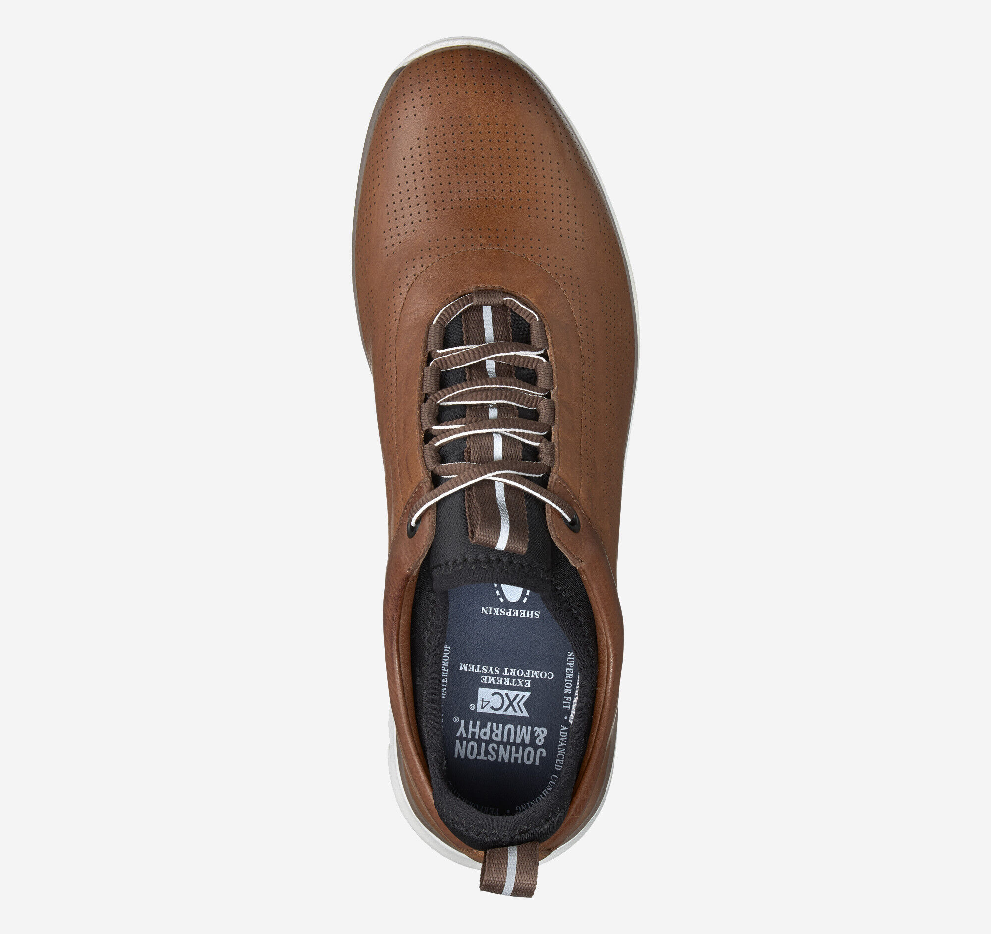 Men's XC4® Prentiss U-Throat in Mahogany Waterproof Leather