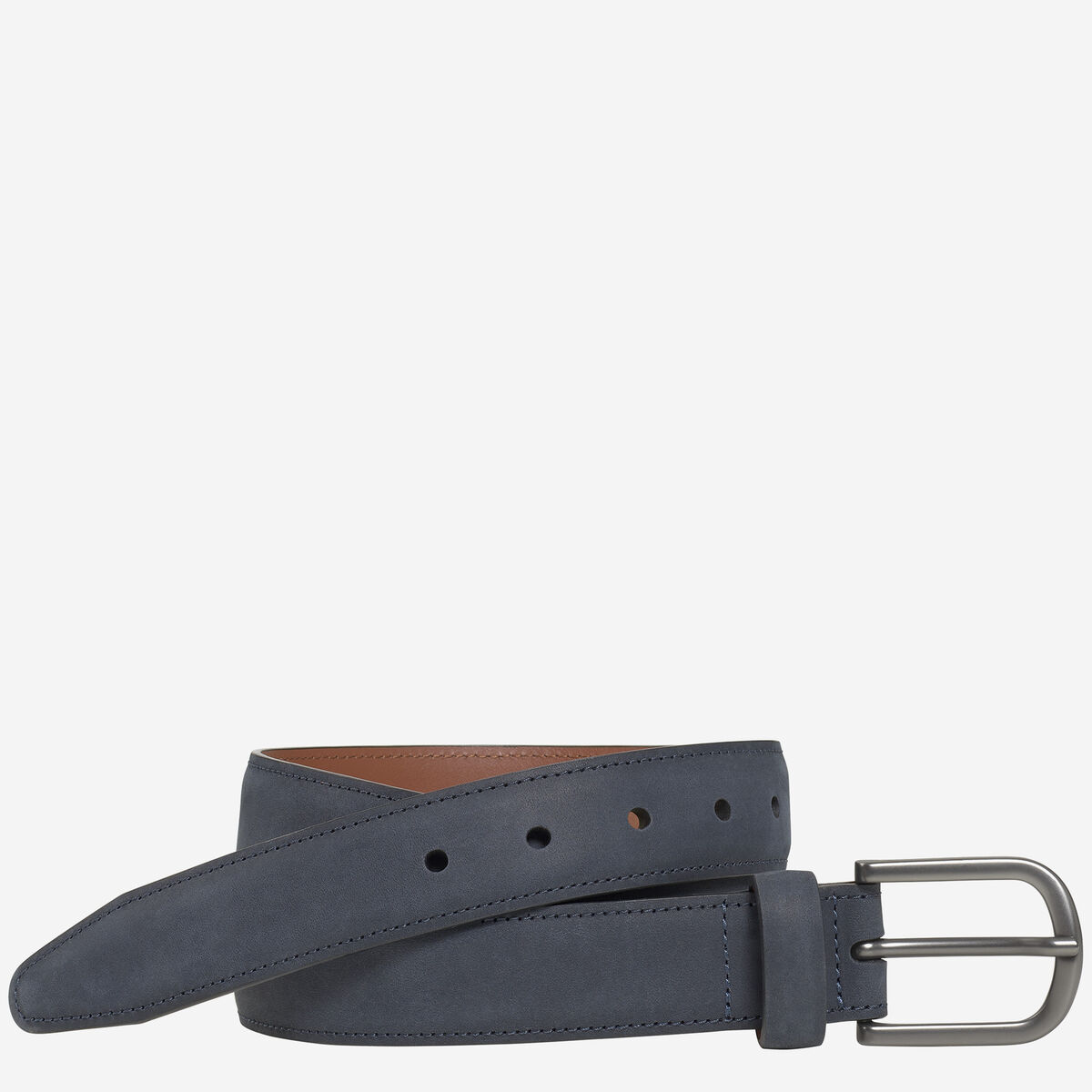 Oiled Contrast Stitched Belt image number null