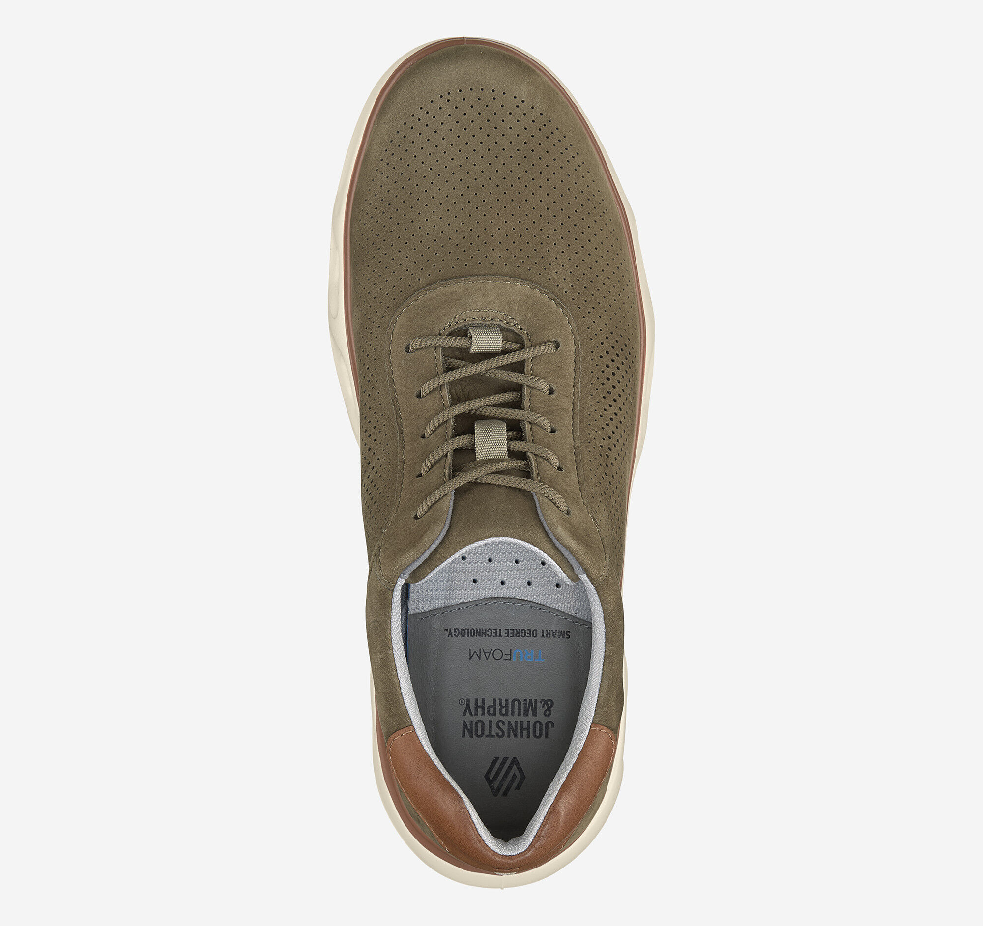 Men's Reactivate U-Throat in Taupe Nubuck | Johnston & Murphy